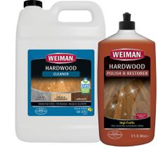 Limpador e polidor de piso de madeira dura Weiman 3,8 L e 946 ml
