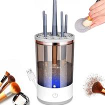 Limpador Elétrico Para Pincéis de Maquiagem Limpeza Automático