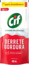 Limpador Especialista CIF Derrete Gordura 450 ml Refil Econômico