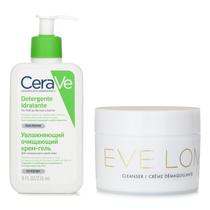 Limpador Eve Lom 236 mL + Limpador hidratante CeraVe 200 mL 2 unidades Limpador Eve Lom 236 mL + Limpador hidratante CeraVe 200 mL 2 unidades