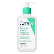 Limpador facial CeraVe Foaming Daily Face Wash 237 ml para pele oleosa Limpador facial CeraVe Foaming Daily Face Wash 237 ml para pele oleosa