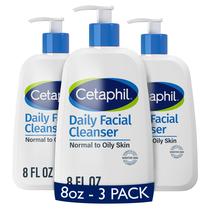 Limpador facial Cetaphil Daily para pele sensível 240mL x3