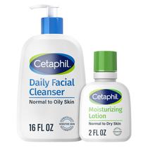 Limpador facial + loção hidratante Cetaphil Daily 480 ml