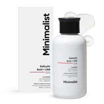 Limpador facial minimalista de 2% de ácido salicílico para pele oleosa 100mL