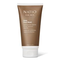 Limpador facial Natio Australia para homens, lavagem facial diária, 150 ml