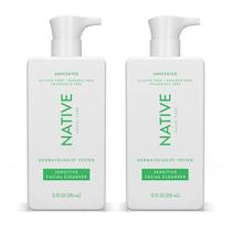 Limpador facial Native Sensitive Face Wash 360 ml (pacote com 2) Limpador facial Native Sensitive Face Wash 360 ml (pacote com 2)
