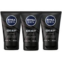 Limpador Facial Nivea Men Deep Cleansing - Para Barba e Rosto Limpador Facial Nivea Men Deep Cleansing - Para Barba e Rosto