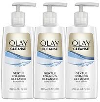 Limpador facial Olay Cleanse Gentle Foaming 200 ml (pacote com 3) Limpador facial Olay Cleanse Gentle Foaming 200 ml (pacote com 3)