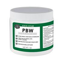 Limpador Five Star PBW 454g, não cáustico, alcalino, branco