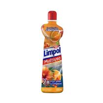 Limpador Limpol Multiúso Tropical Laranja 500ml - Embalagem com 12 Unidades