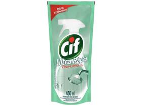 Limpador Líquido Indicado para Banheiro Cif - Ultra Rápido com Cloro Refil