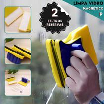 Limpador Magnético Limpa Vidros Aquários Janelas Dupla Face Ímã Reforçado