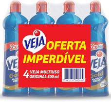 Limpador Multi - Uso Veja Gold 500Ml Kit Com 4 Un