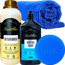 Limpador Multiação de Interiores Revitalizador Renovador de Plasticos Doctor Shine 500ml Cadillac