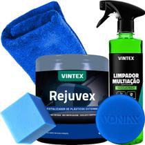 Limpador Multiação Revitalizador De Plasticos Externos Rejuvex 400g Vintex Limpador Multiação Revitalizador De Plasticos Externos Rejuvex 400g Vintex