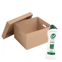 Limpador Multiuso Cif Cremoso Limpeza Milagrosa Limão Kit 12