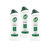 Limpador Multiuso CIF Cremoso Limpeza Milagrosa Limão kit 3 Limpador Multiuso CIF Cremoso Limpeza Milagrosa Limão kit 3