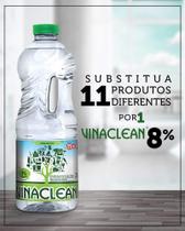 Limpador Multiuso Natural Concentrado Vinagre 8% Vinaclean 2 Litros