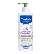 Limpador Mustela Liniment No-Rinse com azeite de oliva extra virgem 400 ml