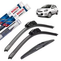 Limpador Para-brisa Nissan March 2012 2013 2014 + Traseira