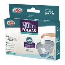 Limpador para pisos concentrado dissolve na água 15 folhas fragrância:multiuso (fresh)