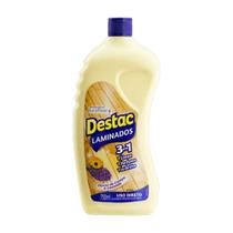 LIMPADOR PARA PISOS LAMINADOS FLORES DO CAMPO e LAVANDA 3 EM 1 DESTAC SQUEEZE 750ML