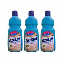 Limpador para Porcelanato Azulim Citrus 750ml kit 3 unidades