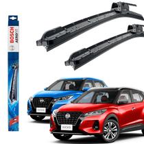 Limpador Parabrisa Dianteiro Palheta Original Bosch Kicks 2016 2017 2018 2019 2020 2021 2022