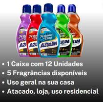 Limpador Perfumado Azulim Fragrâncias 500ml - Kit Com 12 Unidades Limpador Perfumado Azulim Fragrâncias 500ml - Kit Com 12 Unidades