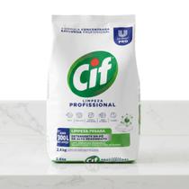 Limpador Pó Limpeza Pesada Cif Pro Pacote 2,4kg
