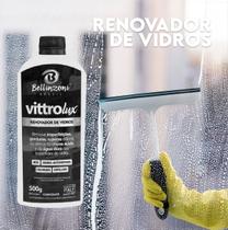 Limpador polidor vidros 500ml Vittrolux tira imperfeições gorduras bellinzoni Renovador Limpador polidor vidros 500ml Vittrolux tira imperfeições gorduras bellinzoni Renovador