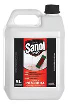 Limpador Pós-Obra, Sanol Pró, 5 Litros, Branco Limpador Pós-Obra, Sanol Pró, 5 Litros, Branco