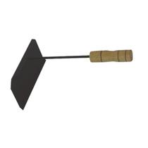 Limpador Puxador De Cinzas E Brasas Para Fogão A Lenha Forno Aço Carbono Cabo Curto