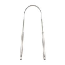 Limpador Raspador De Língua Em Aço Inox Para Higiene Bucal