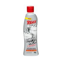 Limpador Reax Limpa Inox Cremoso Em Frasco 400 G
