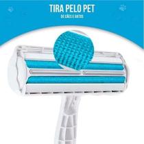 Limpador Rolo Removedor De Pelos Pet Cães & Gatos Sofá Roupa Carro 2 Movimentos Gruda - Nvariedades