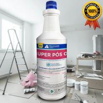 Limpador Super Pós Obra Limpa Pisos Porcelanato Cerâmico Granito Azulejo 1 Litro Policlean