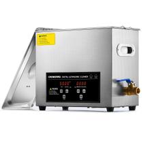 Limpador ultrassônico CREWORKS 6L com aquecedor e temporizador 180W