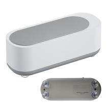 Limpador Ultrassonico de Oculos Joias Anel Cordao Pincel de Maquiagem Acessorios Multiuso Limpeza Alta Frequencia Estojo Portatil