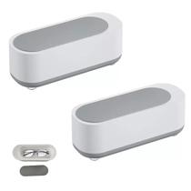 Limpador Ultrassonico Joias Cordao Oculos Kit 2 unidades Acessorios Anel Pulseira Multiuso Estojo Alta Frequencia Portatil Limpeza Profunda Limpador Ultrassonico Joias Cordao Oculos Kit 2 unidades Acessorios Anel Pulseira Multiuso Estojo Alta Frequencia Portatil Limpeza Profunda