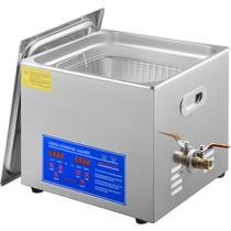 Limpador ultrassônico VEVOR 15L com temporizador digital e aquecedor 110V Limpador ultrassônico VEVOR 15L com temporizador digital e aquecedor 110V