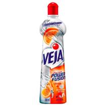 Limpador Veja Multi Uso Power Fusion Laranja 500ml - Embalagem com 24 Unidades