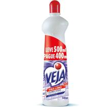 Limpador Veja X14 Tira Limo com Cloro Ativo 2x1 500ml Ação Desinfetante (: Leve 500ml Pague 400ml)