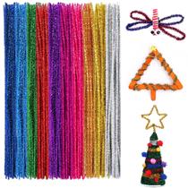 Limpadores de cachimbo Anvin 100 peças de hastes de chenille 6 mm x 30 cm