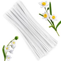 Limpadores de cachimbo artesanais Apedoixy White 100 peças 6 mm x 30 cm Limpadores de cachimbo artesanais Apedoixy White 100 peças 6 mm x 30 cm