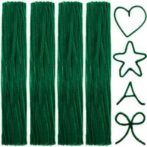 Limpadores de cachimbo BBTO Jumbo Chenille Stem 400 peças (verdes)