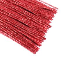 Limpadores de cachimbo Brueyart 100 unidades Glitter Craft Chenille Stems
