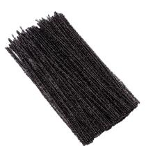 Limpadores de cachimbo Brueyart Black Chenille Stem 200 peças