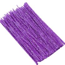 Limpadores de cachimbo Brueyart Purple Chenille Stem 200 peças Limpadores de cachimbo Brueyart Purple Chenille Stem 200 peças