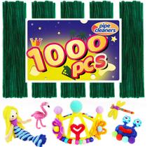 Limpadores de cachimbo Bundooraking 1000 Dark Green Craft Supplies